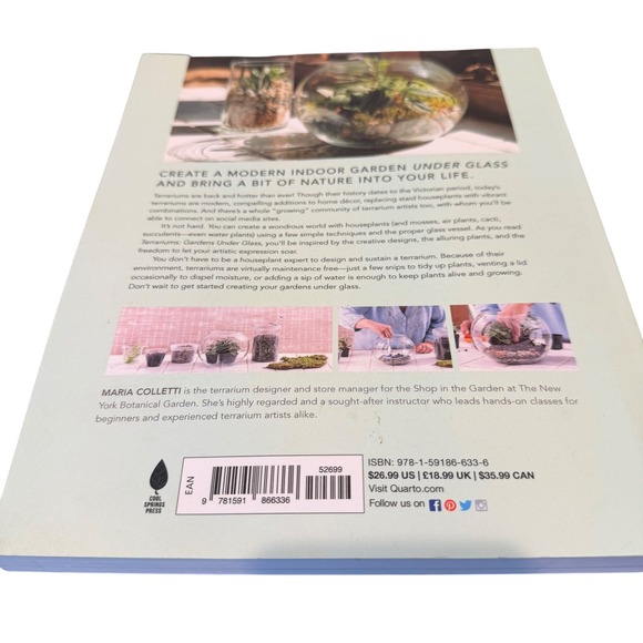 Terrariums Gardens Under Glass‎ Designing Planting Modern Indoor Gardens Book - Picture 2 of 3